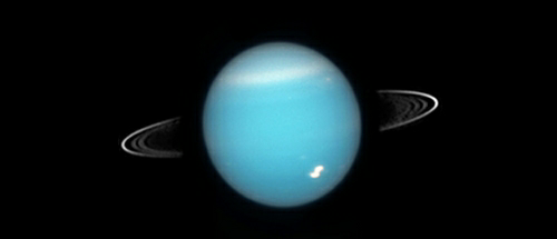 Uran, ako bol pozorovany NASA